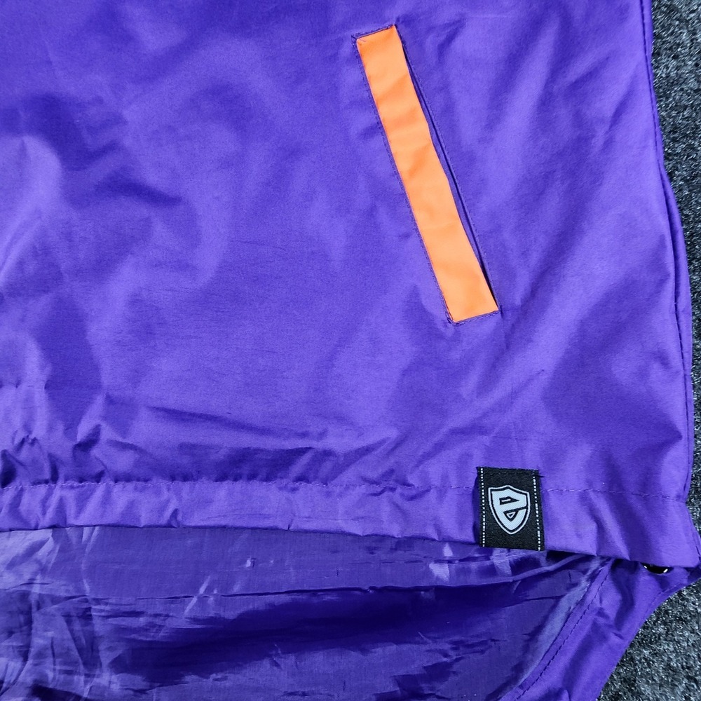 VTG Encrypted Supply Company Loyalty Windbreaker 1/4 Zip Jacket Mens XL Hooded - Picture 3 of 8